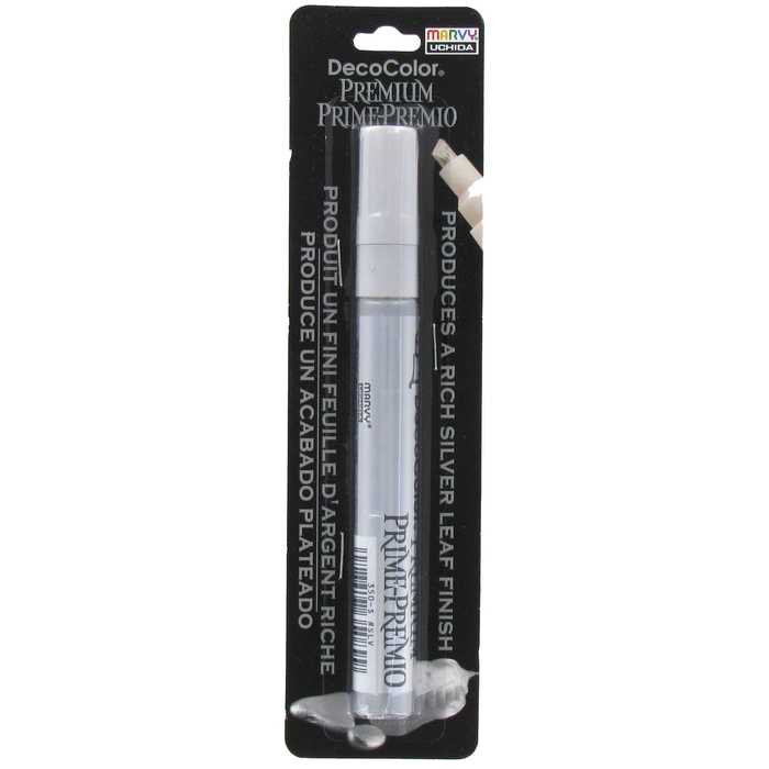 Silver DecoColor Chisel Tip Premium Paint Marker Hobby Lobby 628651